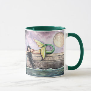 Mug de la Sirène Endormie par Molly Harrison
