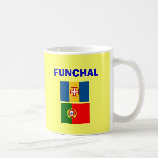 Mug de l'aéroport de Funchal Madeira (Droite)