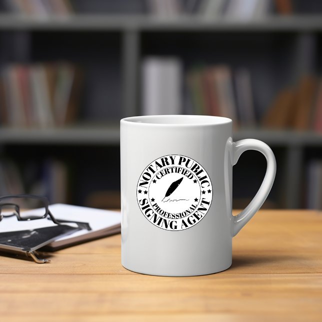 Mug de l'agent de signature publique du notaire (Créateur téléchargé)