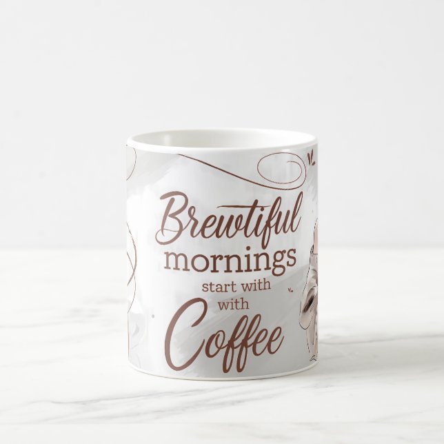 Mug de l'amoureux du café du matin (Centre)