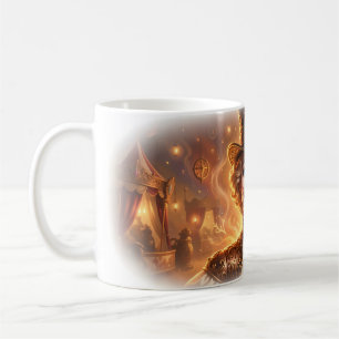 Mug de l'animateur de cirque Steampunk en feu Clow