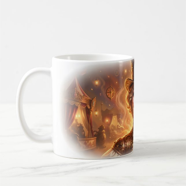 Mug de l'animateur de cirque Steampunk en feu Clow (Gauche)