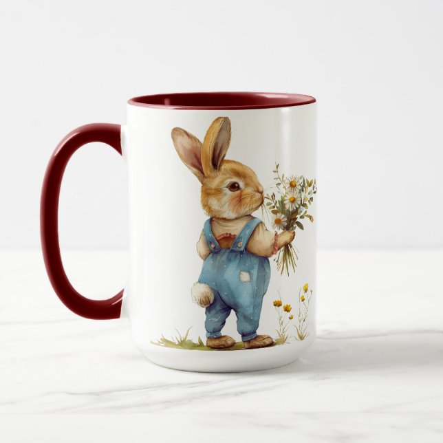 Mug de lapin forestier - Votre ami des bois (Gauche)