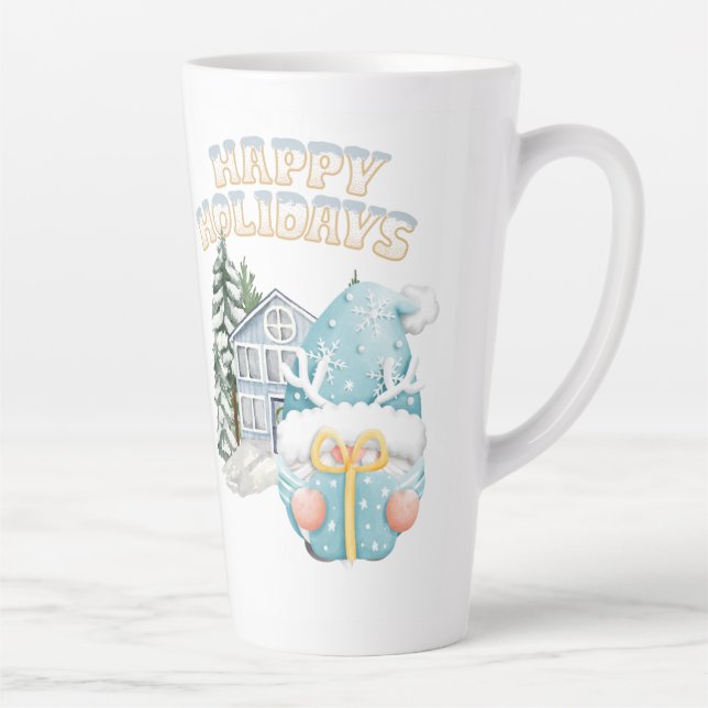 mug de latte de style Noël  (Droite)