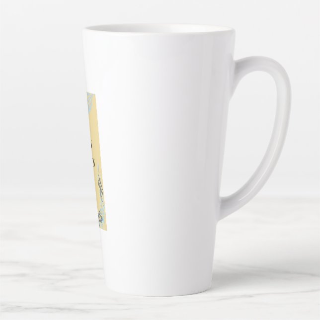 Mug de latte Desi Chai drôle  (Droite)