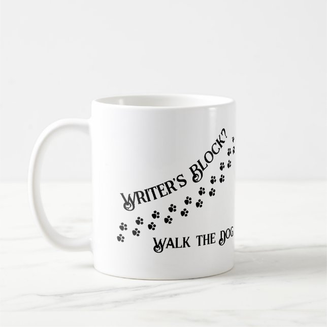 Mug de l'écrivain de bloc (Gauche)