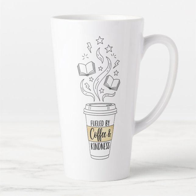 Mug de l'enseignant - Alimenté par café et généros (Droite)