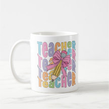 Mug de l'enseignant avec crayon et poignets, Cadea