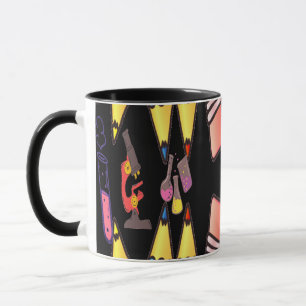 Mug de l'enseignant avec les formules mathématique