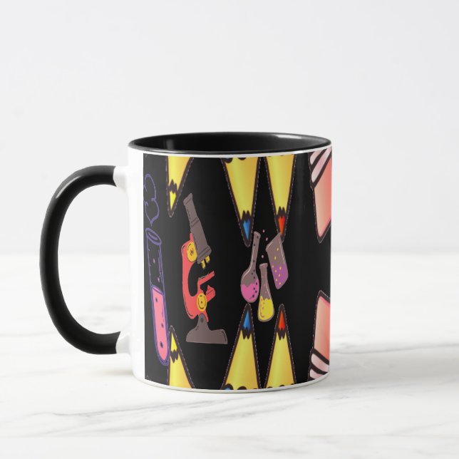 Mug de l'enseignant avec les formules mathématique (Gauche)