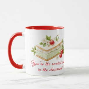 Mug de l'enseignant de la Scoop la plus douce - Re