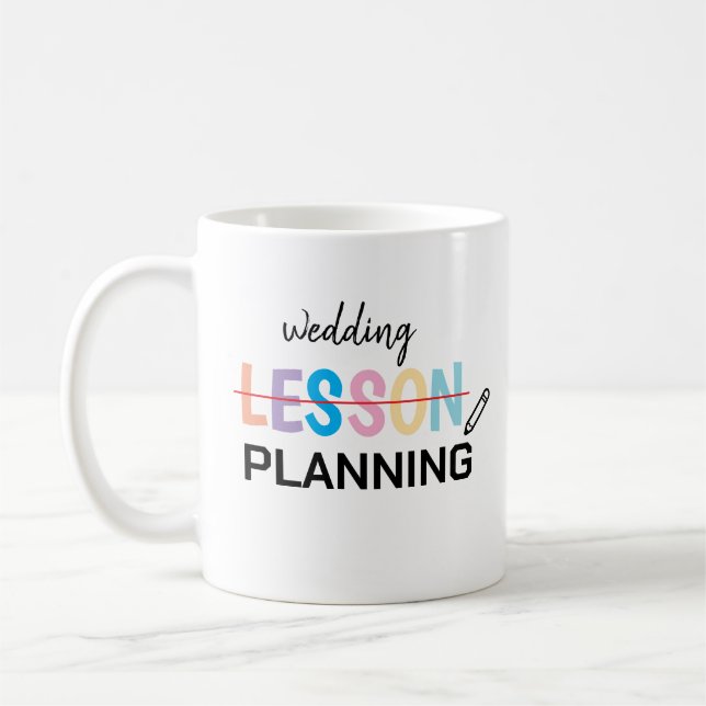 Mug de l'enseignant engagé, mariée (Gauche)