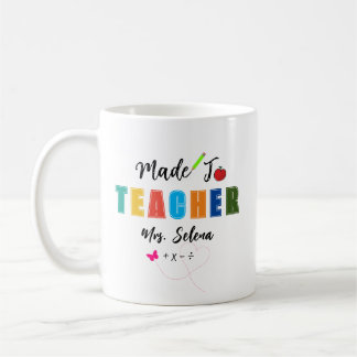 Mug de l'enseignant personnalisé - fait sur mesure