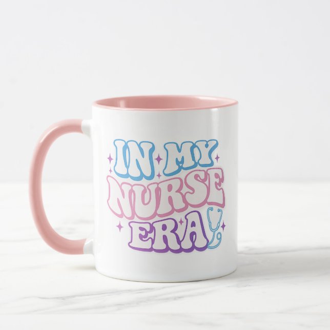Mug de l'ère de ma infirmière - Cadeau pour infirm (Gauche)