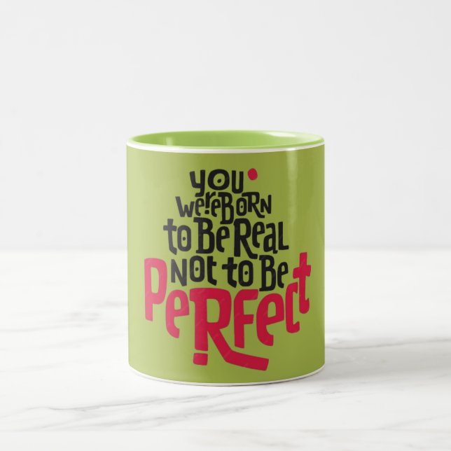 Mug de lettrage vectoriel motivationnel (Centre)