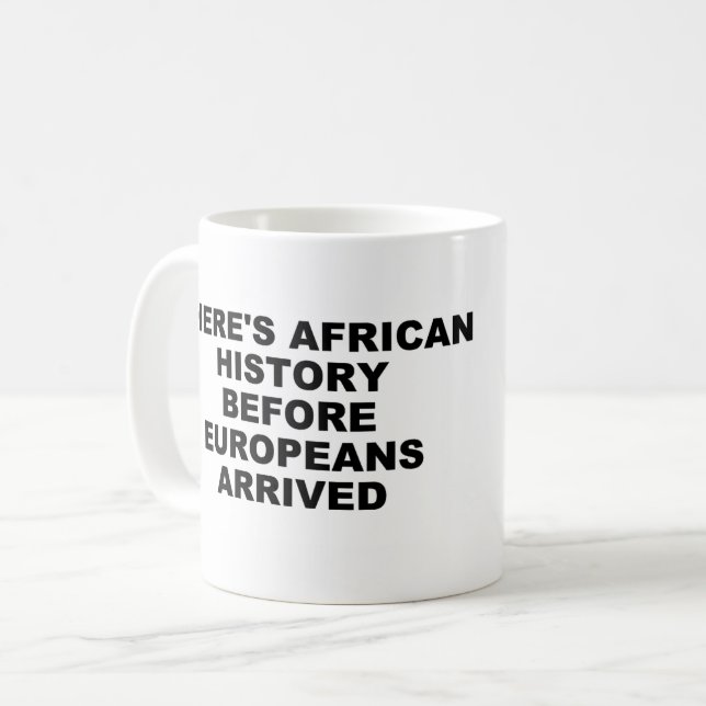 Mug de l'histoire africaine (Devant gauche)