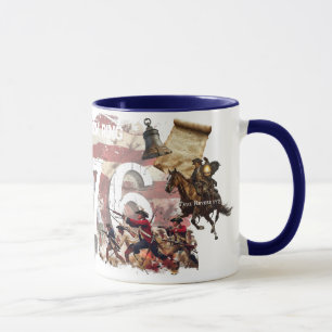 Mug de l'histoire de l'indépendance des Etats-Unis