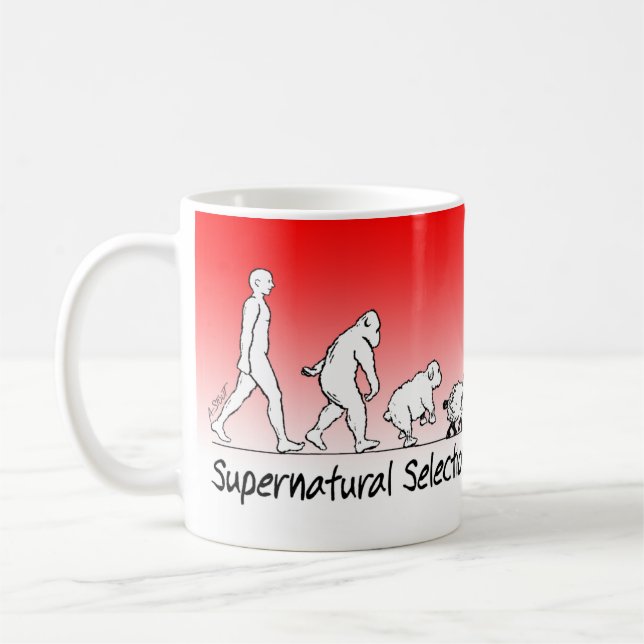 Mug De l'Homme au mouton ! C'est l'évolution (devoluti (Gauche)