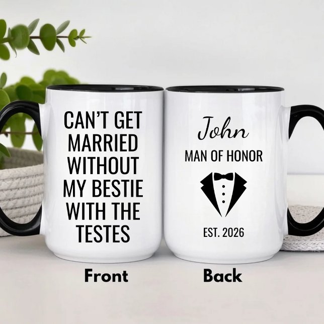 Mug de l'homme d'honneur drôle Bestie avec les tes (Créateur téléchargé)