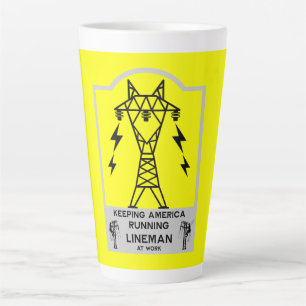 Mug de Ligne drôle – Cadeau de Ligne Électrique –