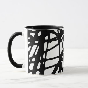 Mug de lignes interconnectées