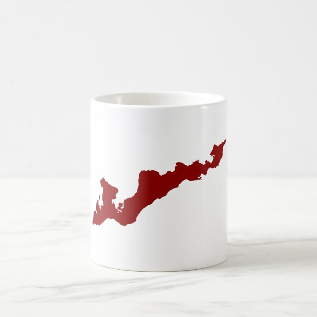 Mug de l'île des Pêcheurs - Rouge (Centre)