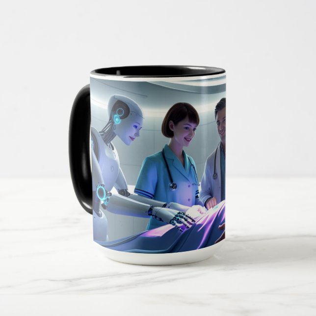 Mug de l'innovation Médicale : l'avenir de la sant (Devant gauche)