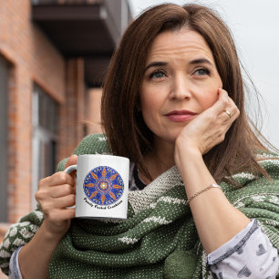 Mug de logo de la famille de la création de carbur