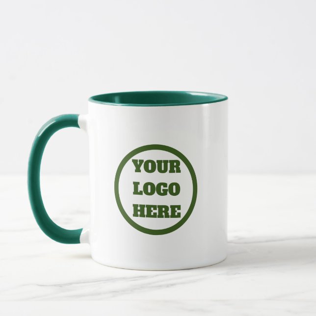 Mug de logo personnalisé - Céramique Coffee Cup (Gauche)