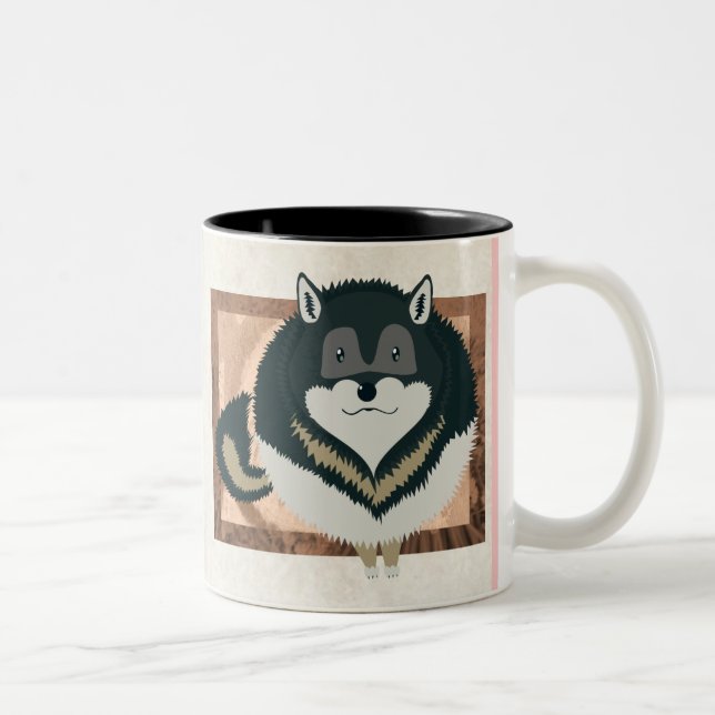 Mug de loup de chair (Droit)