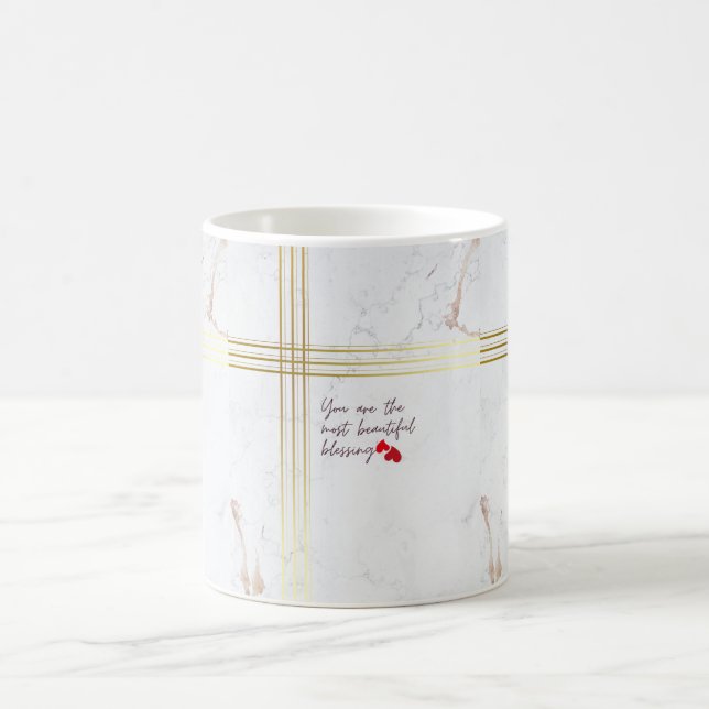 Mug de Luxe "Vous êtes la plus belle bénédiction (Centre)
