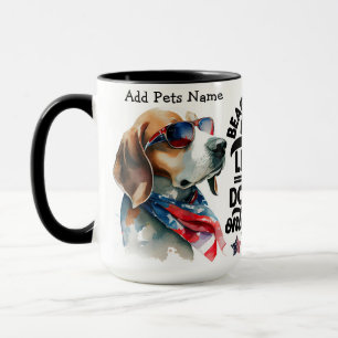 Mug de maman Beagle personnalisée