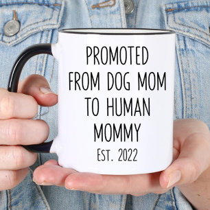 Mug De Maman de Chien à Maman Humaine Grossesse