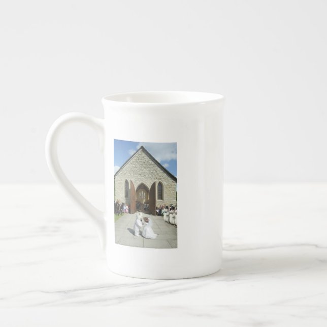 Mug de mariage de chat et de souris fantaisistes (Gauche)