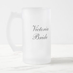 Mug de mariée personnalisée