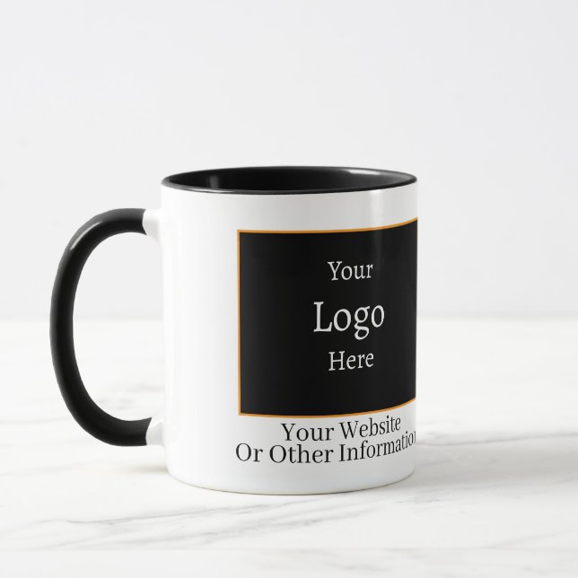 Mug de marque noire (Gauche)