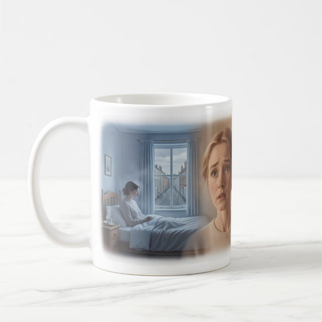 Mug De Matins Solitaires à la Lumière Chaleureuse  (Gauche)