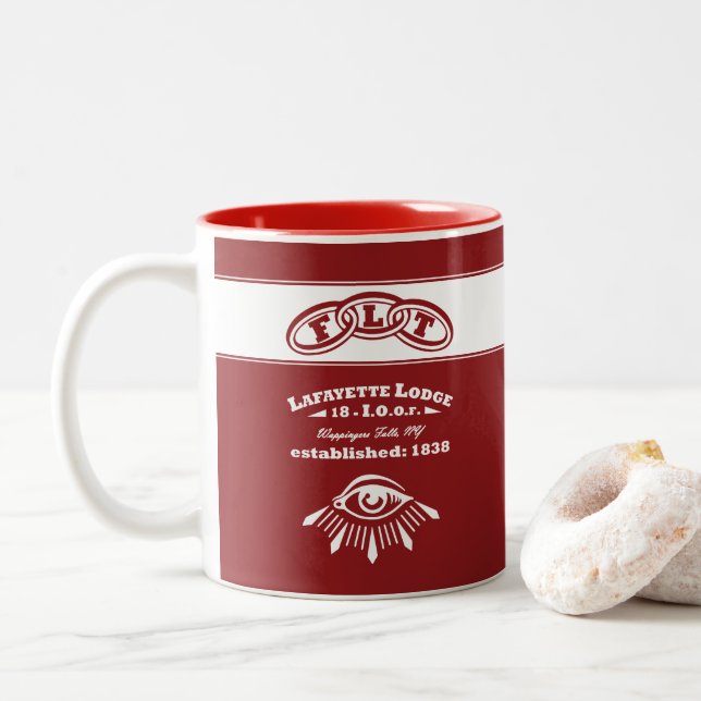 Mug de membre de la loge Lafayette (Avec donut)