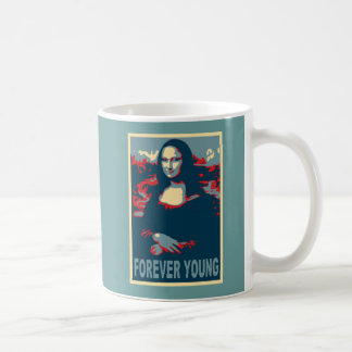 Mug De Mona Lisa jeunes pour toujours