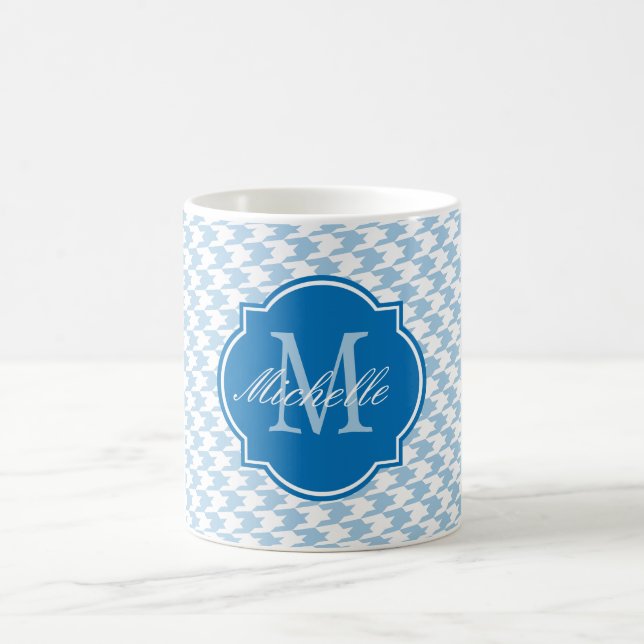 Mug de monogramme bleu Placid (Centre)