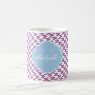 Mug de monogramme rayonnant de l'orchidée
