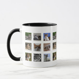 Mug de mosaïque de chat