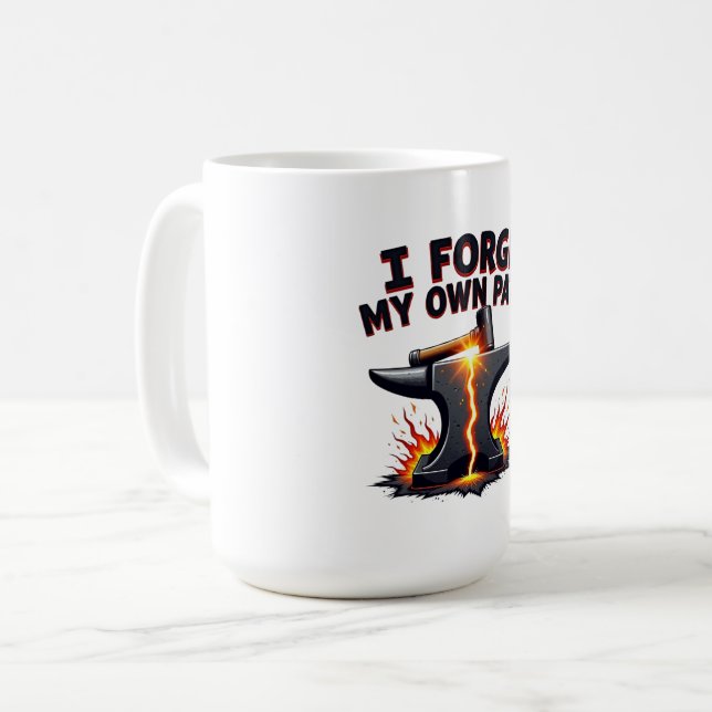 Mug de motivation de forgeron (Devant gauche)