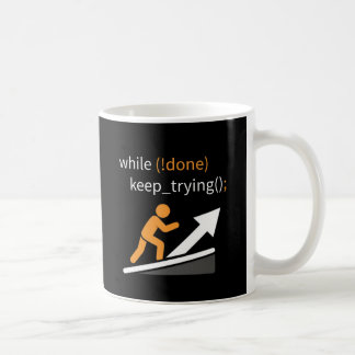 Mug de motivation de programmeur « Continuez »