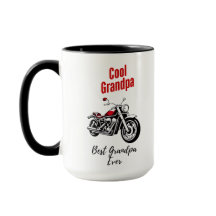 Mug de moto grand-père cool
