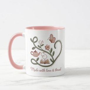 Mug de narration brodée