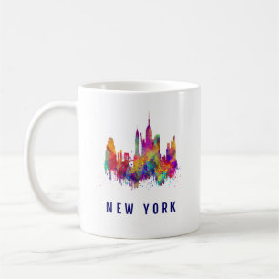 Mug de New York  Nyc Skyline Print Coffee Cup