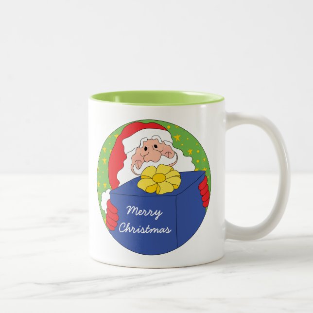 Mug de Noël 11 oz. Le Père Noël personnalise (Droit)
