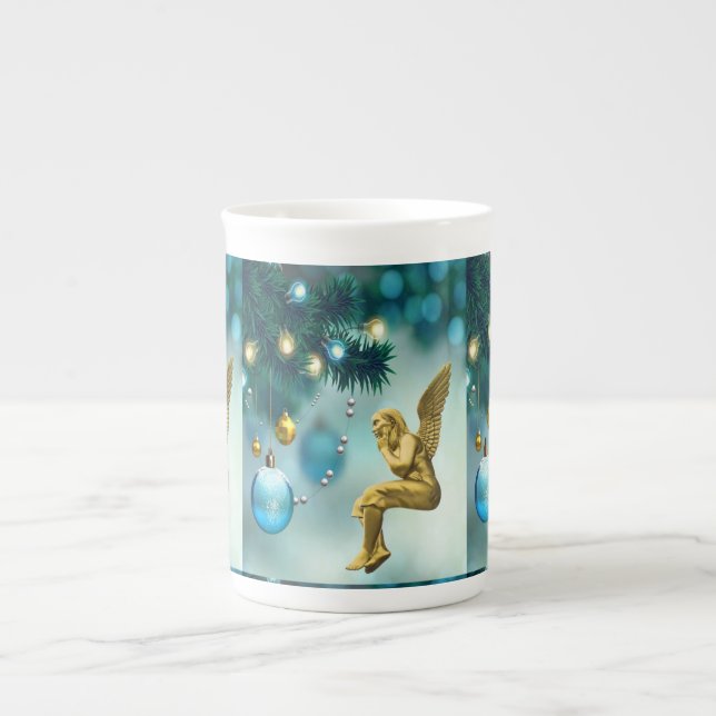 Mug de Noël, Ange de Noël, Joyeux Noël (Devant)