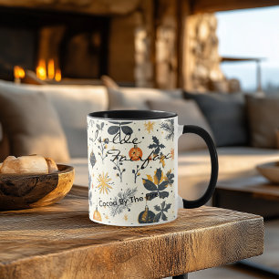 Mug de Noël artistique personnalisé - Nom personna